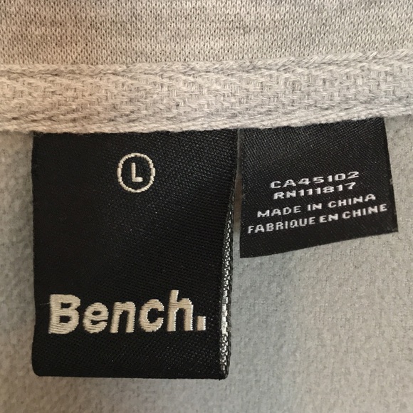BENCH. Zip front/cowl neck sweatshirt w/thumb hole - Picture 2 of 8